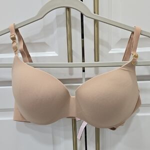 Victoria's Secret Incredibles Nude Bra with Gold Details